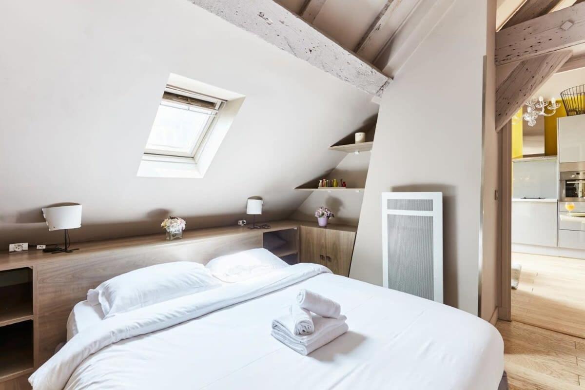 شقة Vosges 1Br Cozy باريس المظهر الخارجي الصورة