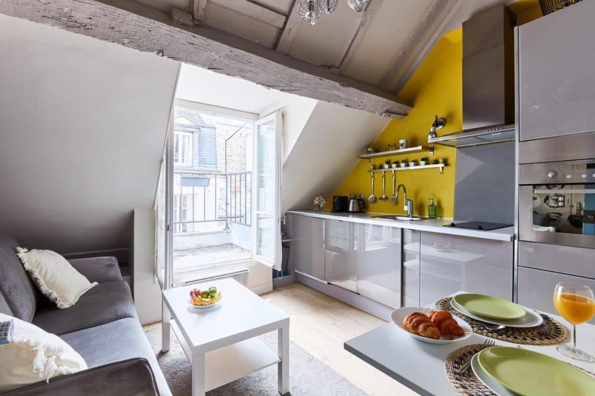 شقة Vosges 1Br Cozy باريس المظهر الخارجي الصورة